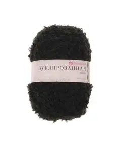 Буклированная, Цвет: 02 черный