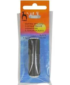 Pony Нить эластичная 200 м, черная