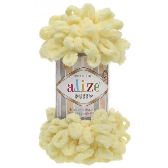 Alize Puffy - 13 св.лимон, Цвет: 13 св.лимон