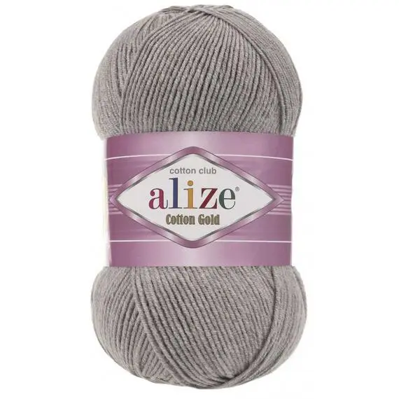 Alize Cotton Gold - 21 серый, Цвет: 21 серый