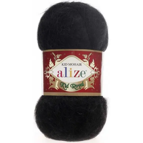 Alize Kid Royal - 60 черный, Цвет: 60 черный