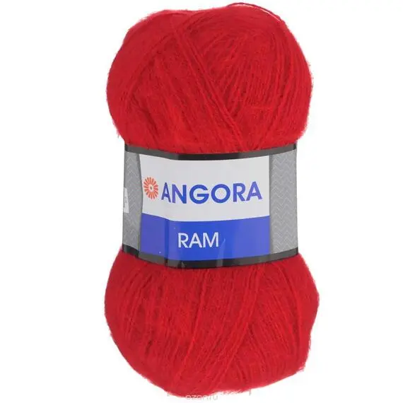 Yarnart Angora - 156 красный, Цвет: 156 красный