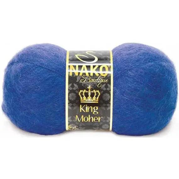 Nako King moher - 2927 василек, Цвет: 2927 василек