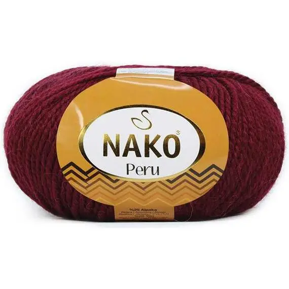 Nako Peru - 999 бордо, Цвет: 999 бордо