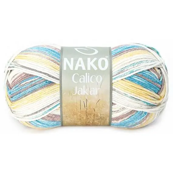 Nako Calico jakar - 31540 син/желт, Цвет: 31540 син/желт