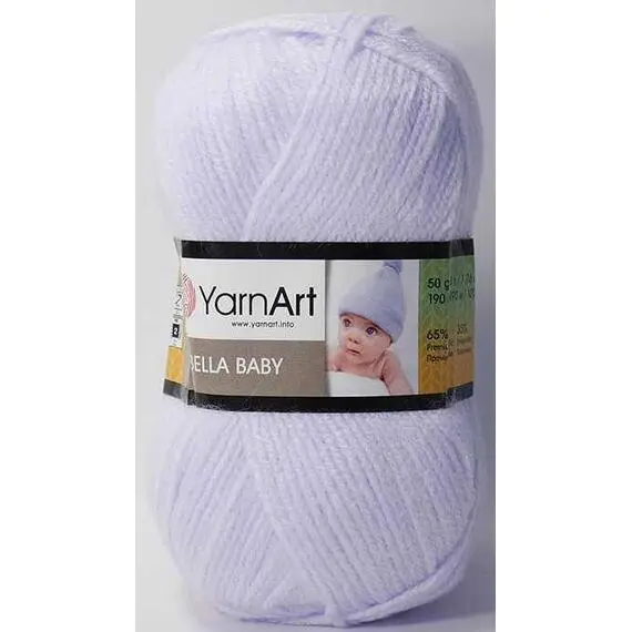 Yarnart Bella baby - 654 неж.сирень, Цвет: 654 неж.сирень