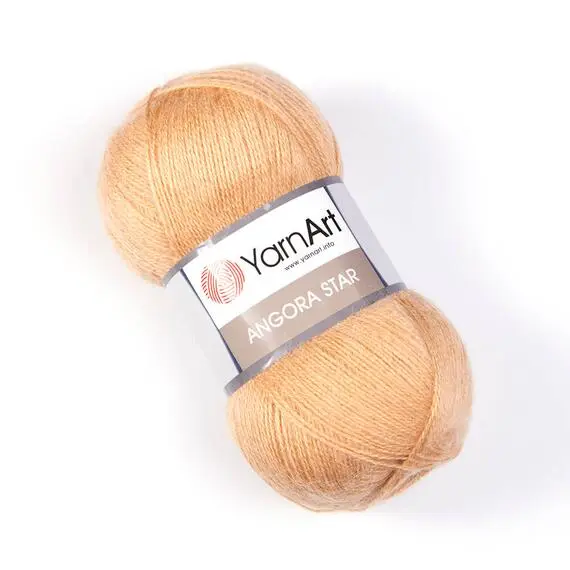 Yarnart Angora star - 511 песочный, Цвет: 511 песочный