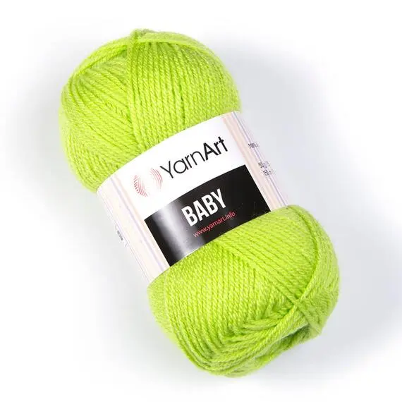 Yarnart Baby - 13854 салат, Цвет: 13854 салат