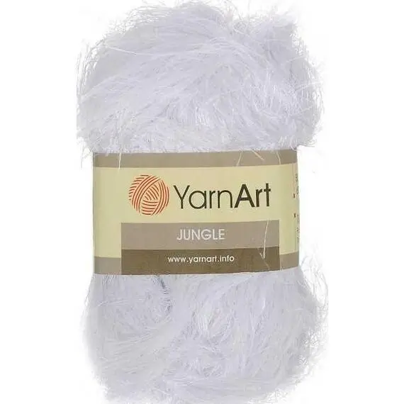 Yarnart Jungle - 1 белый, Цвет: 1 белый