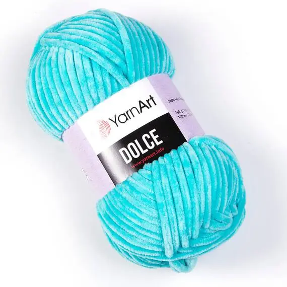 Yarnart Dolce - 746 голубая бирюза, Цвет: 746 голубая бирюза