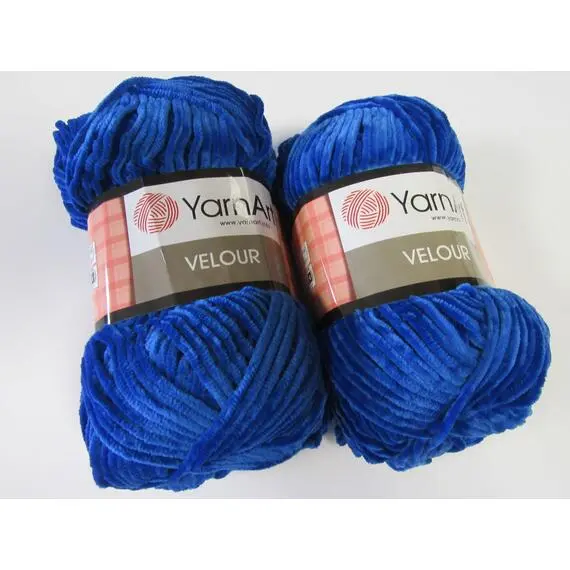 Yarnart Velour - 857 ультрамарин, Цвет: 857 ультрамарин