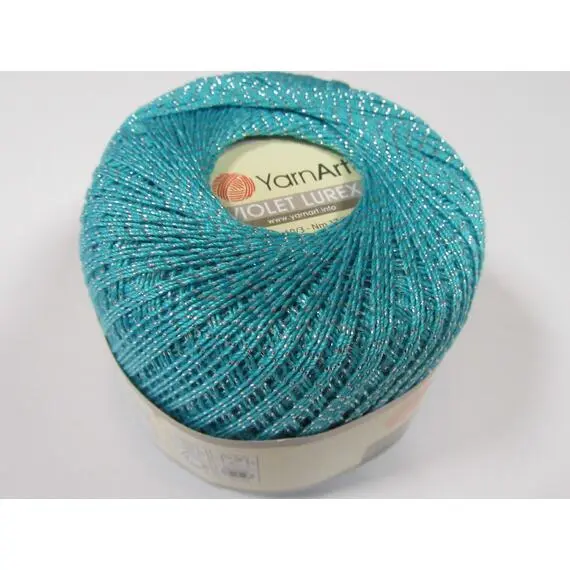 Yarnart Violet lurex - 10008 гол.бир/серебро, Цвет: 10008 гол.бир/серебро