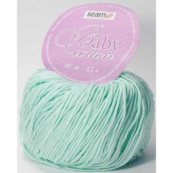 Seam Baby Cotton - 4313 мята, Цвет: 4313 мята