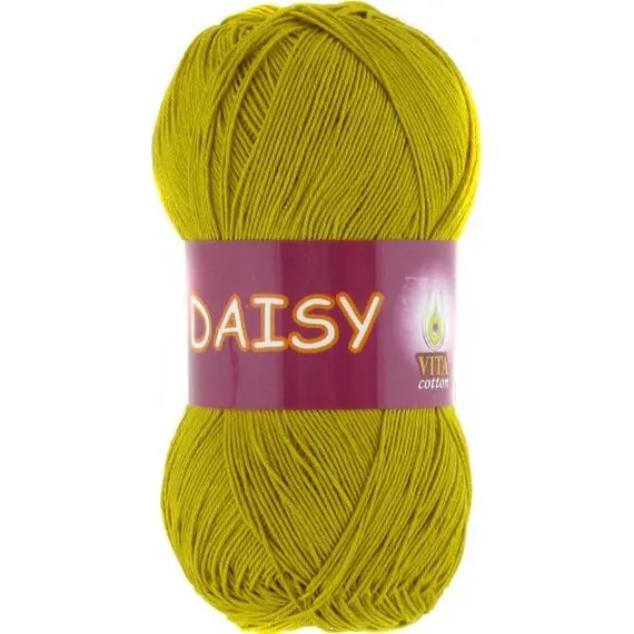 Vita Cotton Daisy - 4406 горчичный, Цвет: 4406 горчичный
