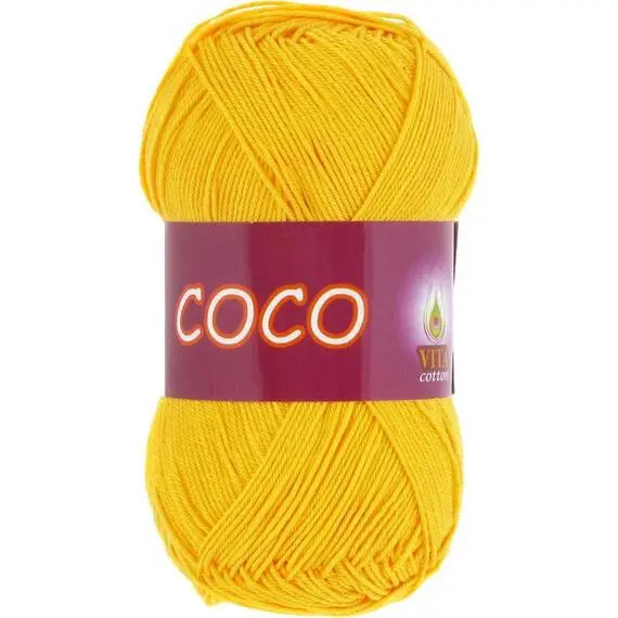 Vita Cotton Coco - 3863 желтый, Цвет: 3863 желтый