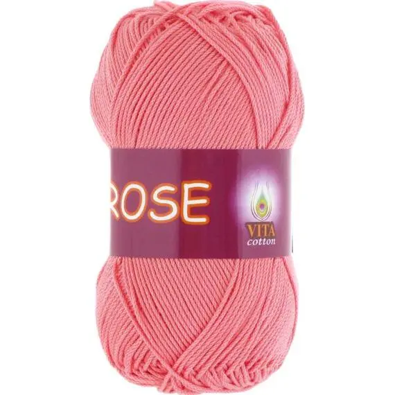 Vita Cotton Rose - 3905 розовый коралл, Цвет: 3905 розовый коралл