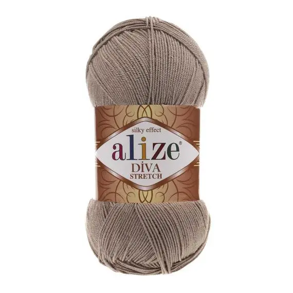 Alize Diva Stretch - 167 бежевый, Цвет: 167 бежевый
