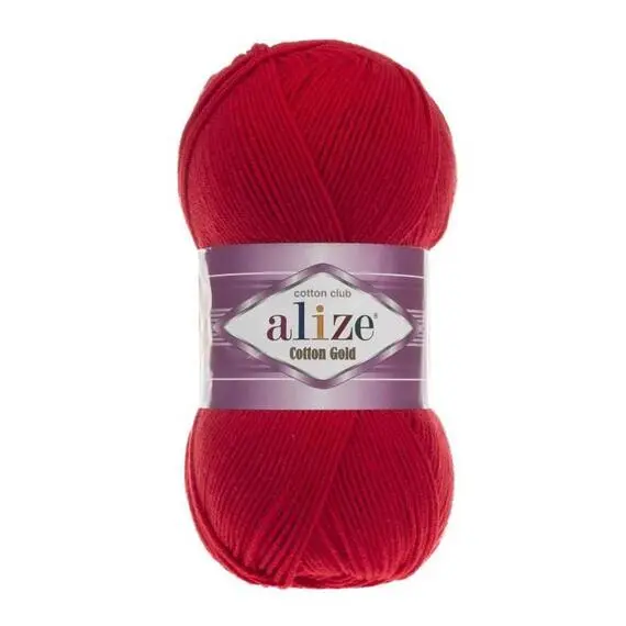 Alize Cotton Gold - 56 красный, Цвет: 56 красный