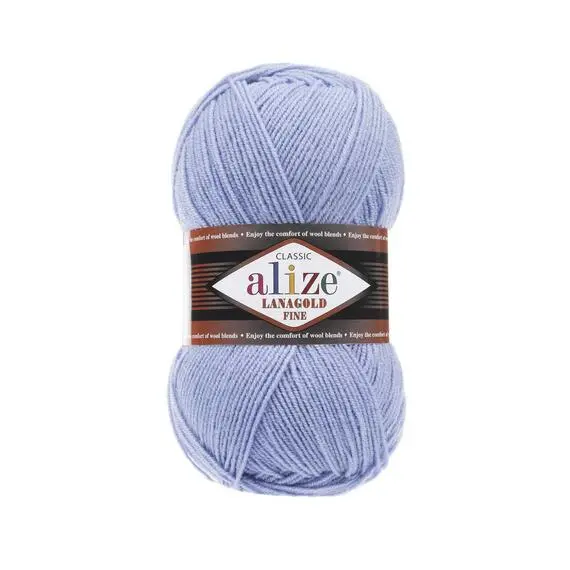 Alize Lanagold fine - 40 голубой, Цвет: 40 голубой