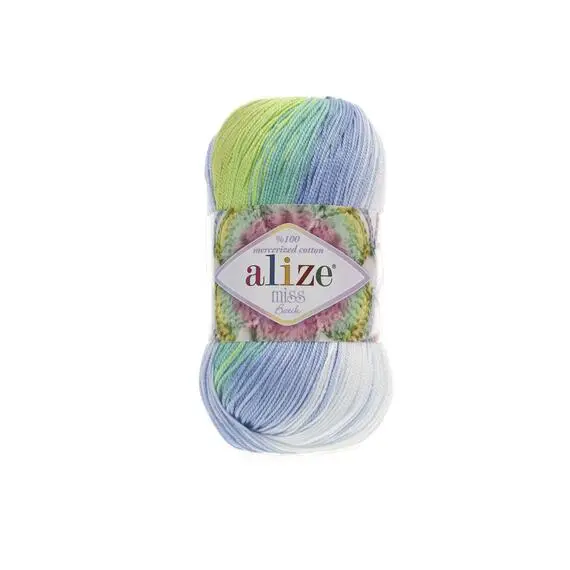 Alize Miss batik - 3713 гол/зел.бир/зел/желт, Цвет: 3713 гол/зел.бир/зел/желт