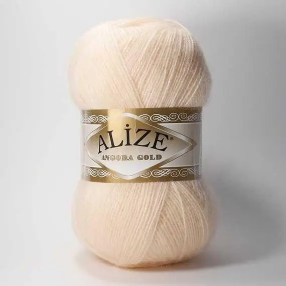 Alize Angora Gold - 681 бледный персик, Цвет: 681 бледный персик