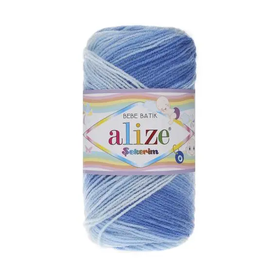 Alize Sekerim batik - 3481 бел/гол, Цвет: 3481 бел/гол