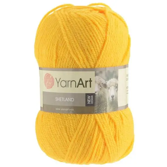 Yarnart Shetland - 506 канарейка, Цвет: 506 канарейка