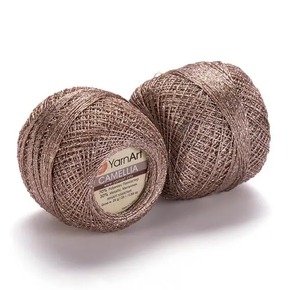 Yarnart Camellia - 418 пыльное золото, Цвет: 418 пыльное золото
