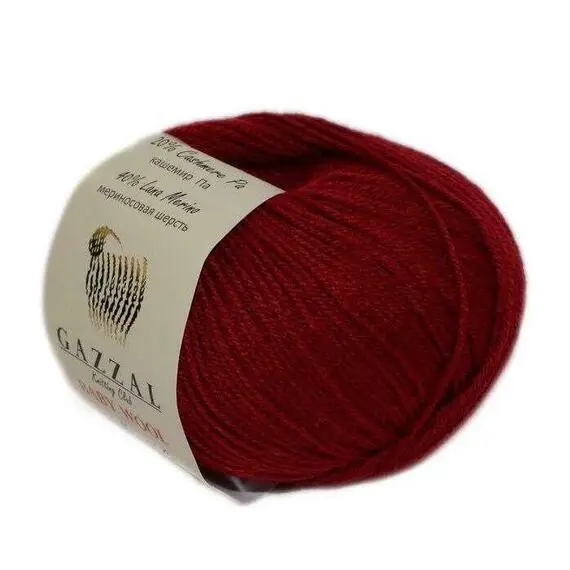Gazzal Baby Wool - 816 бордо, Цвет: 816 бордо