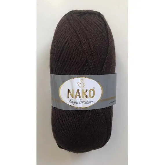 Nako Super excellence - 87 коричневый, Цвет: 87 коричневый