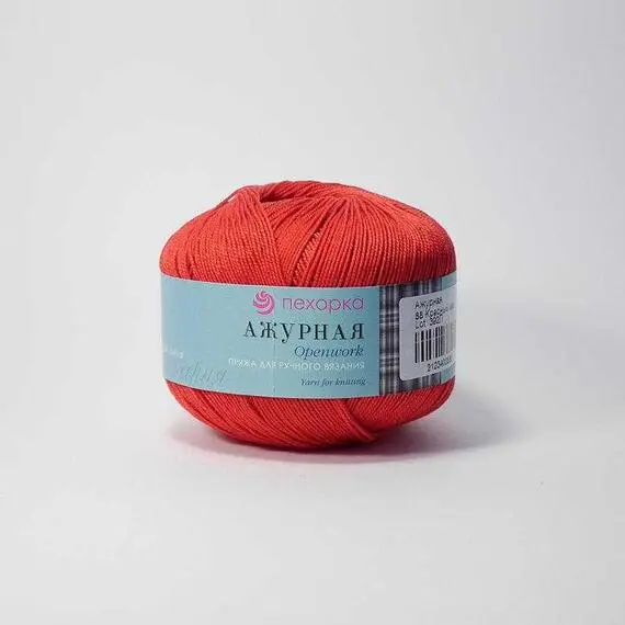 Пехорка Ажурная - 88 красный мак, Цвет: 88 красный мак