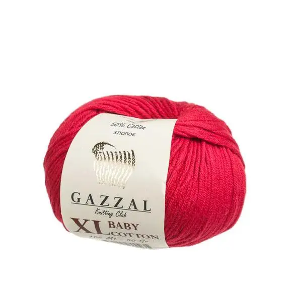 Gazzal Baby Cotton XL - 3439 тем.красный, Цвет: 3439 тем.красный