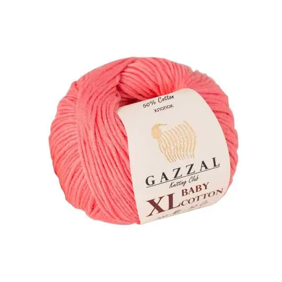 Gazzal Baby Cotton XL - 3435 лосось, Цвет: 3435 лосось
