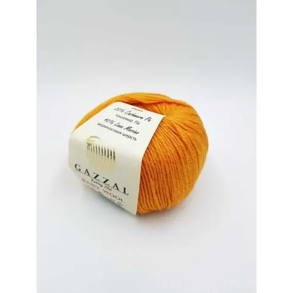 Gazzal Baby Wool - 837 оранжевый, Цвет: 837 оранжевый
