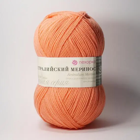 Пехорка Австралийский меринос - 351 св.коралл, Цвет: 351 св.коралл