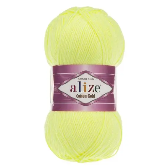 Alize Cotton Gold - 668 незрелый лимон, Цвет: 668 незрелый лимон