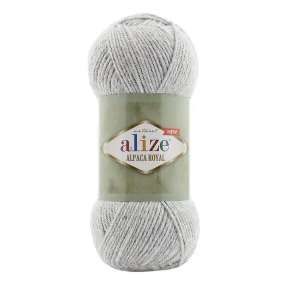 Alize Alpaca Royal New - 684 (пепельный меланж), Цвет: 684 (пепельный меланж)