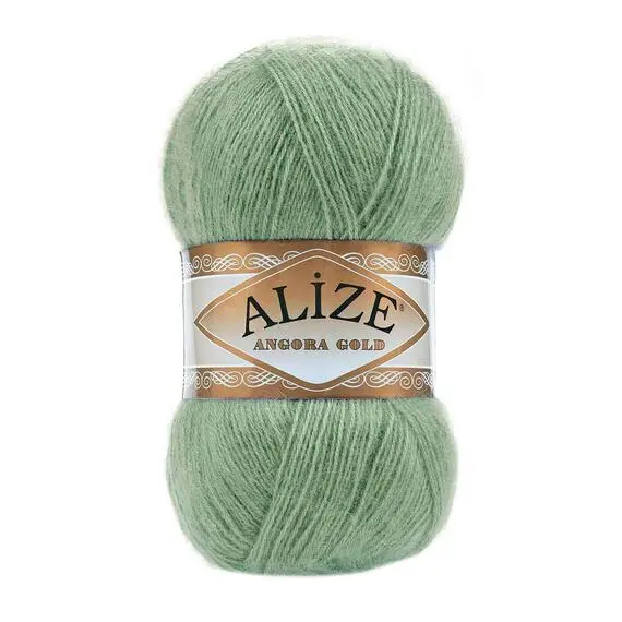Alize Angora Gold - 852 зеленая трава, Цвет: 852 зеленая трава