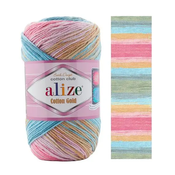 Alize Cotton Gold batik - 2970 принт, Цвет: 2970 принт