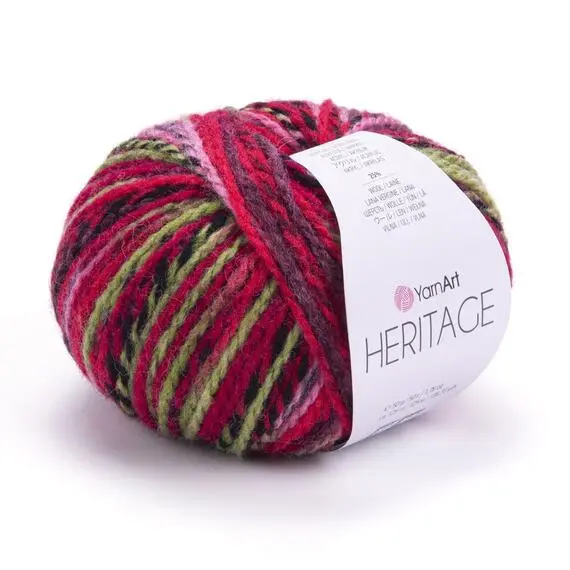 Yarnart Heritage - 336 принт, Цвет: 336 принт
