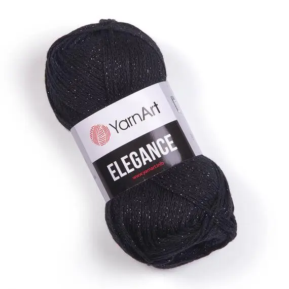 Yarnart Elegance - 104 черный, Цвет: 104 черный