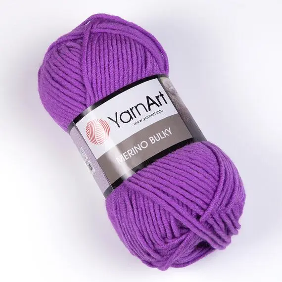 Yarnart Merino bulky - 9561 сирень, Цвет: 9561 сирень