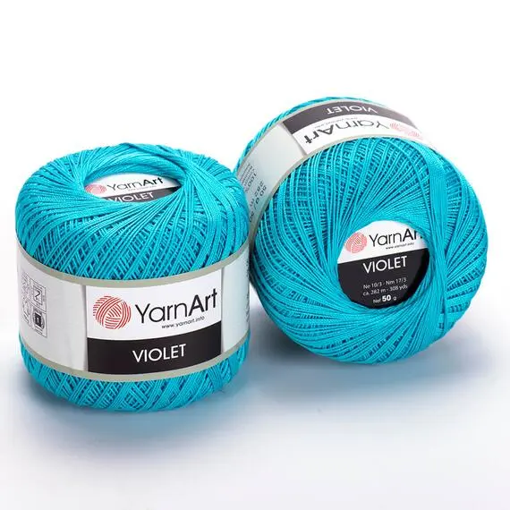 Yarnart Violet - 0008 яр.бирюза, Цвет: 0008 яр.бирюза