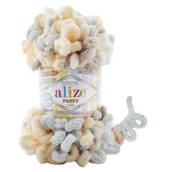 Alize Puffy color - 6463 (принт), Цвет: 6463 (принт)