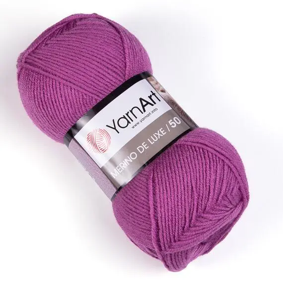 Yarnart Merino de luxe 50 - 560 т.п.сирень, Цвет: 560 т.п.сирень