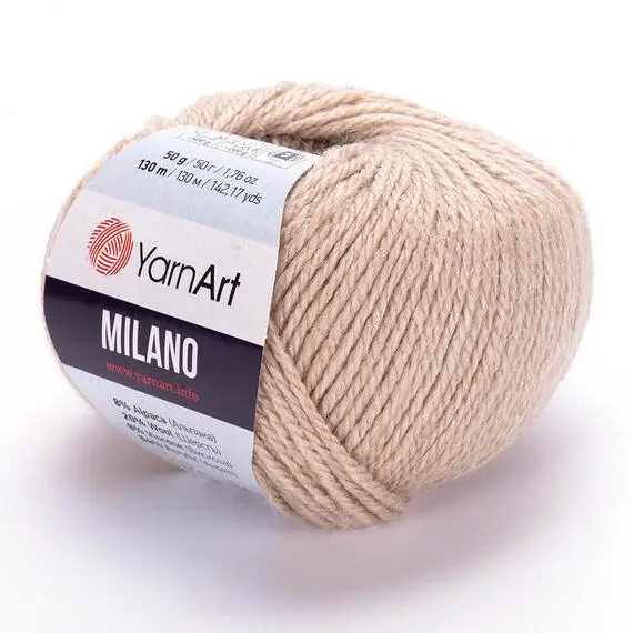 Yarnart Milano - 854 бежевый, Цвет: 854 бежевый