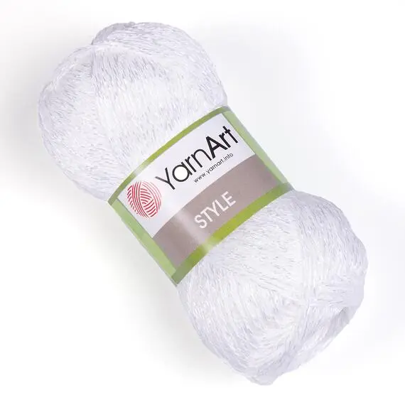 Yarnart Style - 650 белый, Цвет: 650 белый