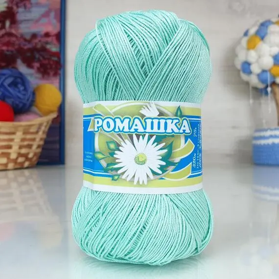 Пнк Им.Кирова Ромашка - 4102 (св.мята), Цвет: 4102 (св.мята)