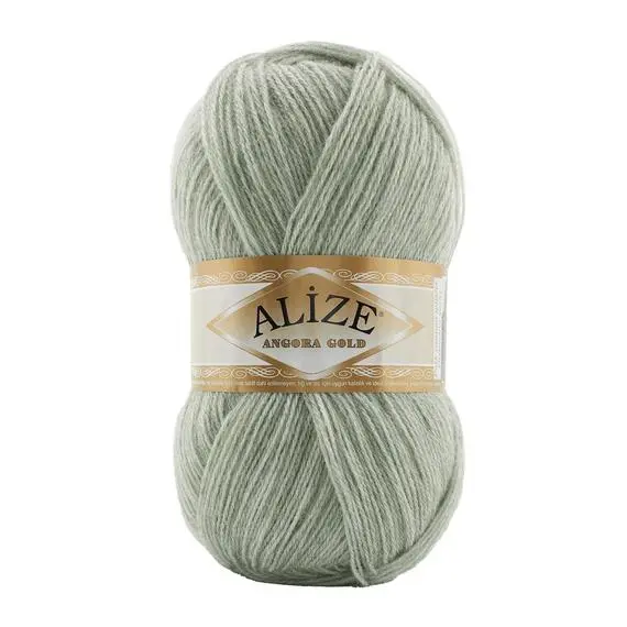 Alize Angora Gold - 881 (дымчато-салатовый), Цвет: 881 (дымчато-салатовый)