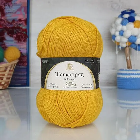 Камтекс Шелкопряд - 033 (горчица), Цвет: 033 (горчица)
